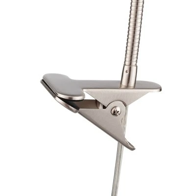 15" Carter Clip-Arm Desk Lamp with Adjustable Gooseneck - Globe Electric Matte Teal 6 15" Carter Clip-Arm Desk Lamp with Adjustable Gooseneck - Globe Electric Matte Teal - Image 6