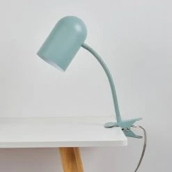 15" Carter Clip-Arm Desk Lamp with Adjustable Gooseneck - Globe Electric Matte Teal 18 15" Carter Clip-Arm Desk Lamp with Adjustable Gooseneck - Globe Electric Matte Teal -Desk Lamps sales shop unnamed file 1598