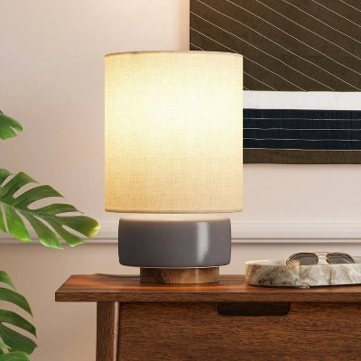 Ceramic Table Lamp with Wood Base - Project 62™ 1 Ceramic Table Lamp with Wood Base - Project 62™