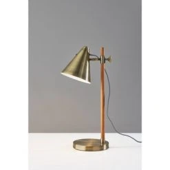 Bryn Desk Lamp Natural Rubberwood Antique Brass - Adesso 7 Bryn Desk Lamp Natural Rubberwood Antique Brass - Adesso -Desk Lamps sales shop unnamed file 1624