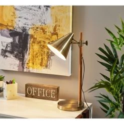 Bryn Desk Lamp Natural Rubberwood Antique Brass - Adesso 8 Bryn Desk Lamp Natural Rubberwood Antique Brass - Adesso -Desk Lamps sales shop unnamed file 1625