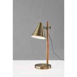 Bryn Desk Lamp Natural Rubberwood Antique Brass - Adesso 9 Bryn Desk Lamp Natural Rubberwood Antique Brass - Adesso -Desk Lamps sales shop unnamed file 1626