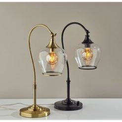 Bradford Desk Lamp (Includes Light Bulb) Antique Brass - Adesso -Desk Lamps sales shop unnamed file 1639