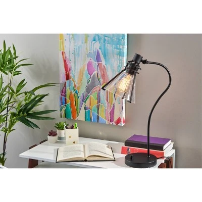 Beckett Desk Lamp Black - Adesso 3 Beckett Desk Lamp Black - Adesso - Image 3