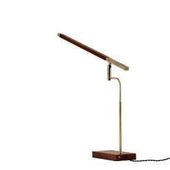 LED Barrett Desk Lamp Walnut/Brass (Includes LED Light Bulb) - Adesso 13 LED Barrett Desk Lamp Walnut/Brass (Includes LED Light Bulb) - Adesso -Desk Lamps sales shop unnamed file 1672