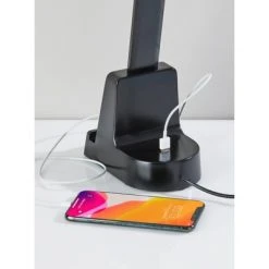Cody LED Wireless Charging Desk Lamp with Smart Switch (Includes LED Light Bulb) Matte Black - Adesso 8 Cody LED Wireless Charging Desk Lamp with Smart Switch (Includes LED Light Bulb) Matte Black - Adesso -Desk Lamps sales shop unnamed file 1706