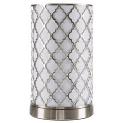 Tree Bark Pattern Uplight Table lamp Medium Silver (Includes LED Light Bulb) - Lavish Home 11 Tree Bark Pattern Uplight Table lamp Medium Silver (Includes LED Light Bulb) - Lavish Home -Desk Lamps sales shop unnamed file 1747