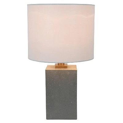 17" Rance Table Lamp Concrete - Decor Therapy 1 17" Rance Table Lamp Concrete - Decor Therapy