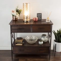 The Etagere Table lamp Light Silver (Includes LED Light Bulb) - Lavish Home -Desk Lamps sales shop unnamed file 1761