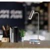 16.5" Wireless Charging Table Lamp (Includes LED Light Bulb) Silver - Adesso