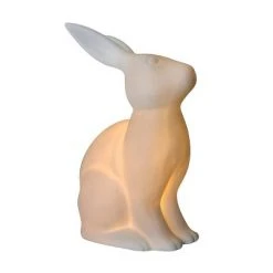 Porcelain Bunny Rabbit Shaped Animal Light Table Lamp White - Simple Designs -Desk Lamps sales shop unnamed file 1793