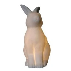 Porcelain Bunny Rabbit Shaped Animal Light Table Lamp White - Simple Designs -Desk Lamps sales shop unnamed file 1794