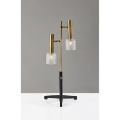 Melvin LED Table Lamp Antique Brass (Includes LED Light Bulb) Black - Adesso -Desk Lamps sales shop unnamed file 1803