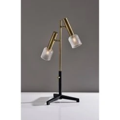 Melvin LED Table Lamp Antique Brass (Includes LED Light Bulb) Black - Adesso -Desk Lamps sales shop unnamed file 1805