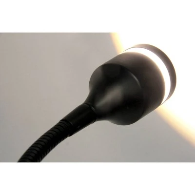 LED Prospect Clip Lamp Black (Includes LED Light Bulb) - Adesso 1 LED Prospect Clip Lamp Black (Includes LED Light Bulb) - Adesso
