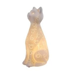 Porcelain Kitty Cat Shaped Animal Light Table Lamp White - Simple Designs 7 Porcelain Kitty Cat Shaped Animal Light Table Lamp White - Simple Designs -Desk Lamps sales shop unnamed file 1820