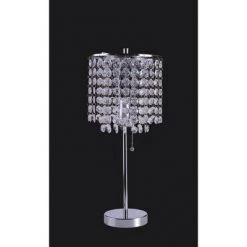 20.25" Deco Glam Table Lamp Silver - Ore International