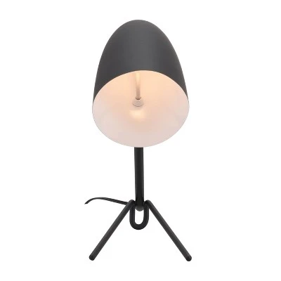 15" Modern Table Lamp (Includes Light Bulb) Matte Black - ZM Home 4 15" Modern Table Lamp (Includes Light Bulb) Matte Black - ZM Home - Image 4