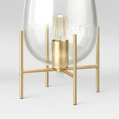 Glass Uplight Lamp (Includes LED Light Bulb) Brass - Project 62™ -Desk Lamps sales shop unnamed file 185