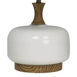 30" Chevelle Glass Table Lamp White Tan Beige- StyleCraft -Desk Lamps sales shop unnamed file 1851