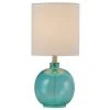 Glass Table Lamp Blue - StyleCraft