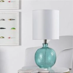 Glass Table Lamp Blue - StyleCraft 8 Glass Table Lamp Blue - StyleCraft -Desk Lamps sales shop unnamed file 1858