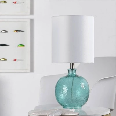 Glass Table Lamp Blue - StyleCraft 4 Glass Table Lamp Blue - StyleCraft - Image 4