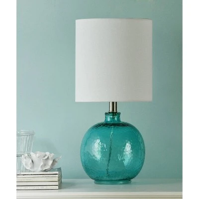 Glass Table Lamp Blue - StyleCraft 5 Glass Table Lamp Blue - StyleCraft - Image 5