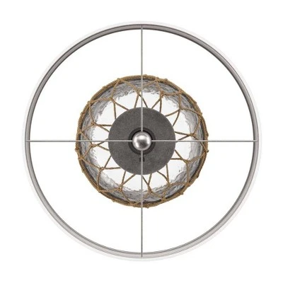 30" 3-way Seeded Netted Rope Glass Table Lamp - StyleCraft 4 30" 3-way Seeded Netted Rope Glass Table Lamp - StyleCraft - Image 4