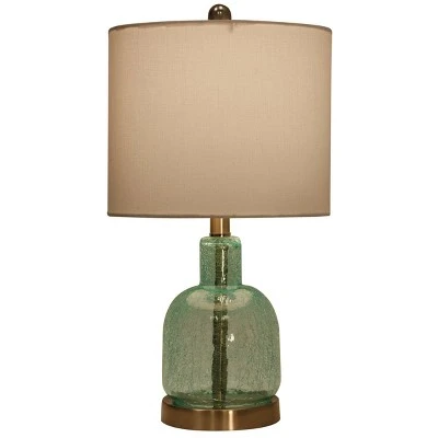 20" Glass Table Lamp Seafoam Blue - StyleCraft 2 20" Glass Table Lamp Seafoam Blue - StyleCraft - Image 2
