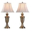 2pc Table Lamp Brass - StyleCraft