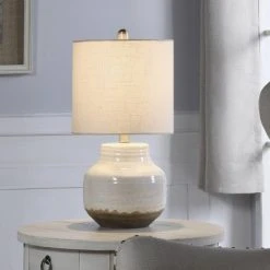 Prova Ceramic Table Lamp Cream - StyleCraft -Desk Lamps sales shop unnamed file 1880