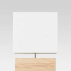 Wood Block Table Lamp Brown (Includes LED Light Bulb) - Project 62™ -Desk Lamps sales shop unnamed file 190