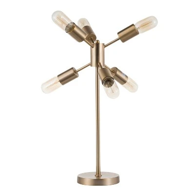 23" Spark Table Lamp Antique Brass - LumiSource 5 23" Spark Table Lamp Antique Brass - LumiSource - Image 5