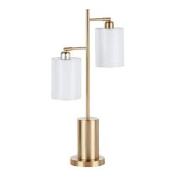 Brushed Stainless Steel Cannes Floor Lamp Silver (Includes LED Light Bulb) - LumiSource -Desk Lamps sales shop unnamed file 2079