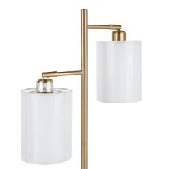 Brushed Stainless Steel Cannes Floor Lamp Silver (Includes LED Light Bulb) - LumiSource -Desk Lamps sales shop unnamed file 2080