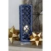 Olivia & May 16" Eclectic Cut-Out Lattice Design Ceramic Uplight Lamp - Olivia & May