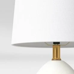 Casual Ceramic Table Lamp White (Includes LED Light Bulb) - Threshold™ 5 Casual Ceramic Table Lamp White (Includes LED Light Bulb) - Threshold™ -Desk Lamps sales shop unnamed file 209