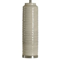 Ceramic Table Lamp Off White - StyleCraft 3 Ceramic Table Lamp Off White - StyleCraft -Desk Lamps sales shop unnamed file 2106