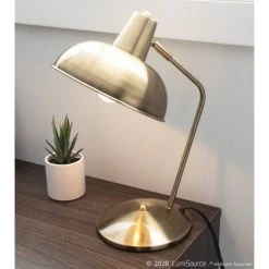 Metal Darby Contemporary Table Lamp (Includes LED Light Bulb) Black - LumiSource -Desk Lamps sales shop unnamed file 2170