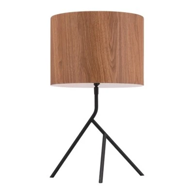 Industrial Painted Shade Table Lamp Brown 20" - ZM Home 3 Industrial Painted Shade Table Lamp Brown 20" - ZM Home - Image 3