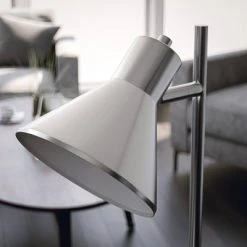 Ash Electrical Plug and USB Table Lamp Brushed Steel - Kenroy Home -Desk Lamps sales shop unnamed file 2208