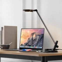 JONATHAN Y LED Milton/Dixon Aluminum Contemporary Minimalist Task Lamp - JONATHAN Y Silver