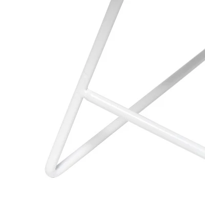 Down To The Wire Table Lamp with Fabric Shade White - Simple Designs 2 Down To The Wire Table Lamp with Fabric Shade White - Simple Designs - Image 2