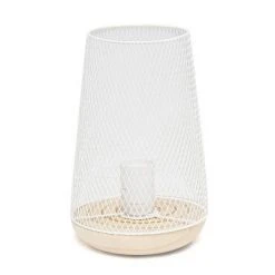 Wired Mesh Uplight Table Lamp White - Simple Designs -Desk Lamps sales shop unnamed file 2275