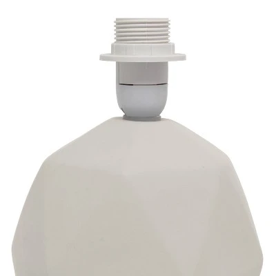 Geometric Concrete Lamp with Shade White - Simple Designs 4 Geometric Concrete Lamp with Shade White - Simple Designs - Image 4