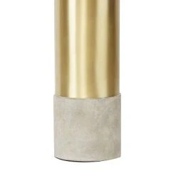25" Nicole Golden Cylinder Silverwood Table Lamp with Cement Base (Includes CFL Light Bulb) Gold - Decor Therapy 7 25" Nicole Golden Cylinder Silverwood Table Lamp with Cement Base (Includes CFL Light Bulb) Gold - Decor Therapy -Desk Lamps sales shop unnamed file 2301