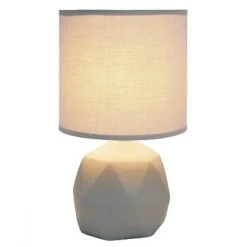Geometric Concrete Lamp with Shade Gray - Simple Designs