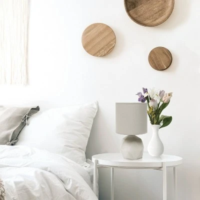 Geometric Concrete Lamp with Shade Gray - Simple Designs 3 Geometric Concrete Lamp with Shade Gray - Simple Designs - Image 3