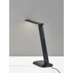 Dimmable Desk Lamp with Straight Neck (Includes LED Light Bulb) - Adesso Black